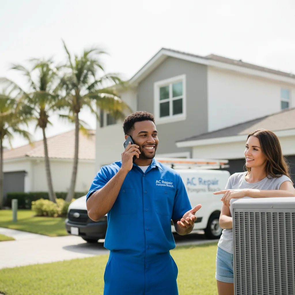 AC Repair Pompano Beach customer support in Boomer